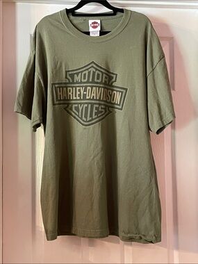 Harley-Davidson Double sided  Graphic T-Shirt XL Y2K 2002/2006 Copyright